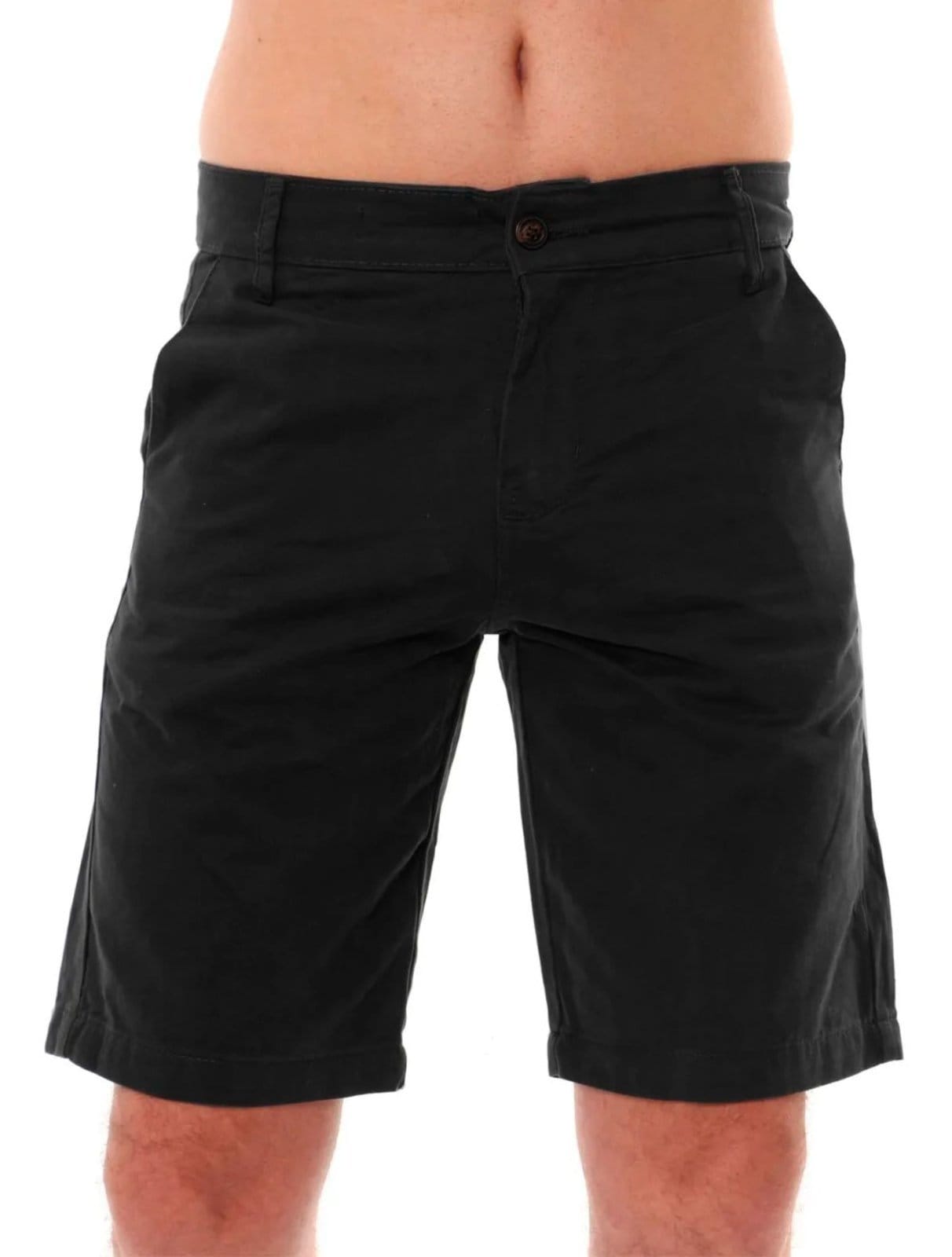 Vista 2 Bermuda Tommy Hilfiger Masculina Sarja Brooklyn Preta Tommy Hilfiger preto