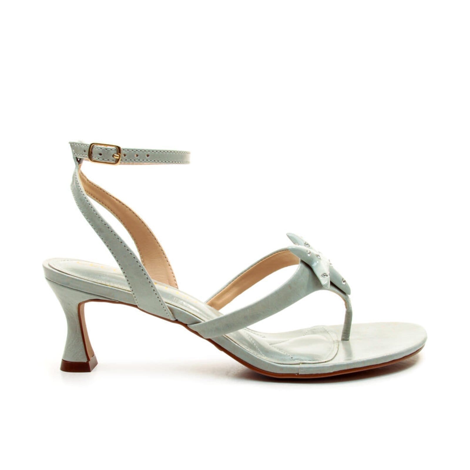 Sandália Couro Salto Baixo Cecconello 2792001-2