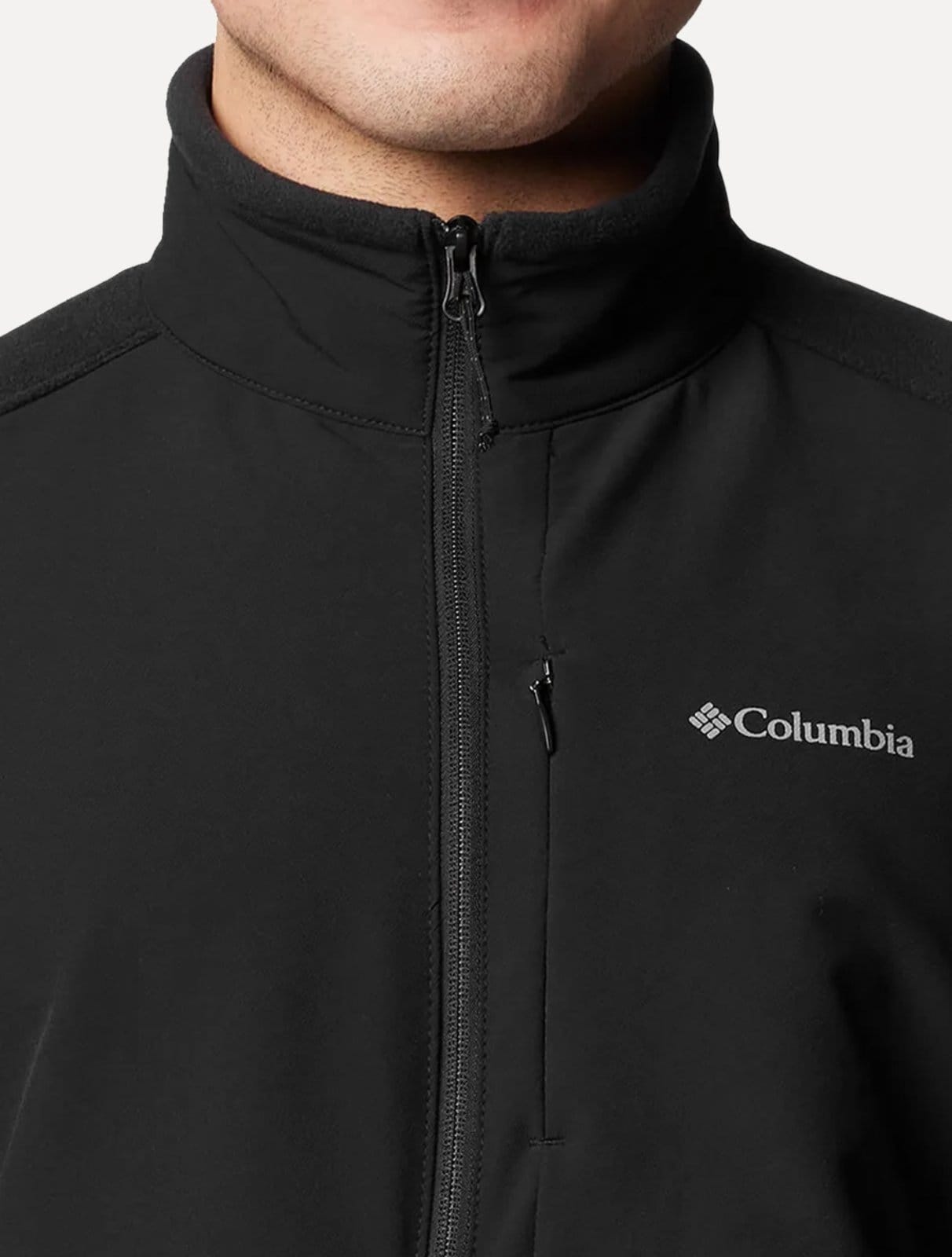 Vista 2 Jaqueta Columbia Masculina Fleeces Sage Peak Full Zip Columbia preto