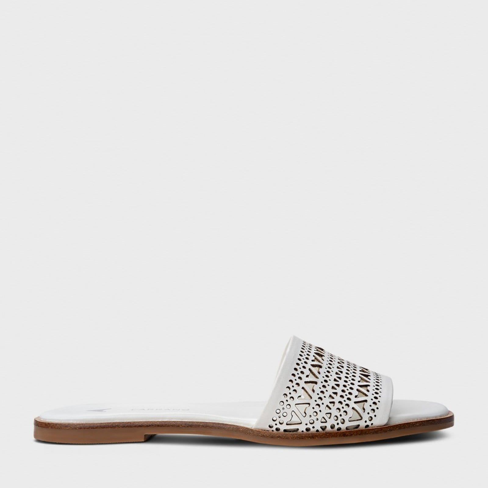Chinelo Flat Carrano 777016 Off White