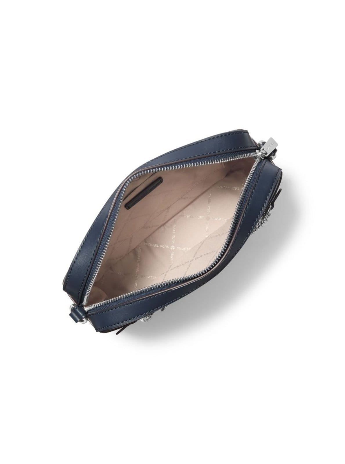 Vista 2 Bolsa Transversal Jet Set Logo Média 35R5sttc9v406 Michael Kors azul