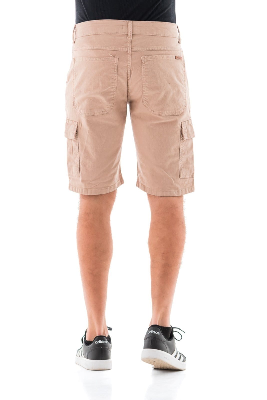 Vista 2 Bermuda Collor Masculina Arauto Cargo ARAUTO JEANS bege