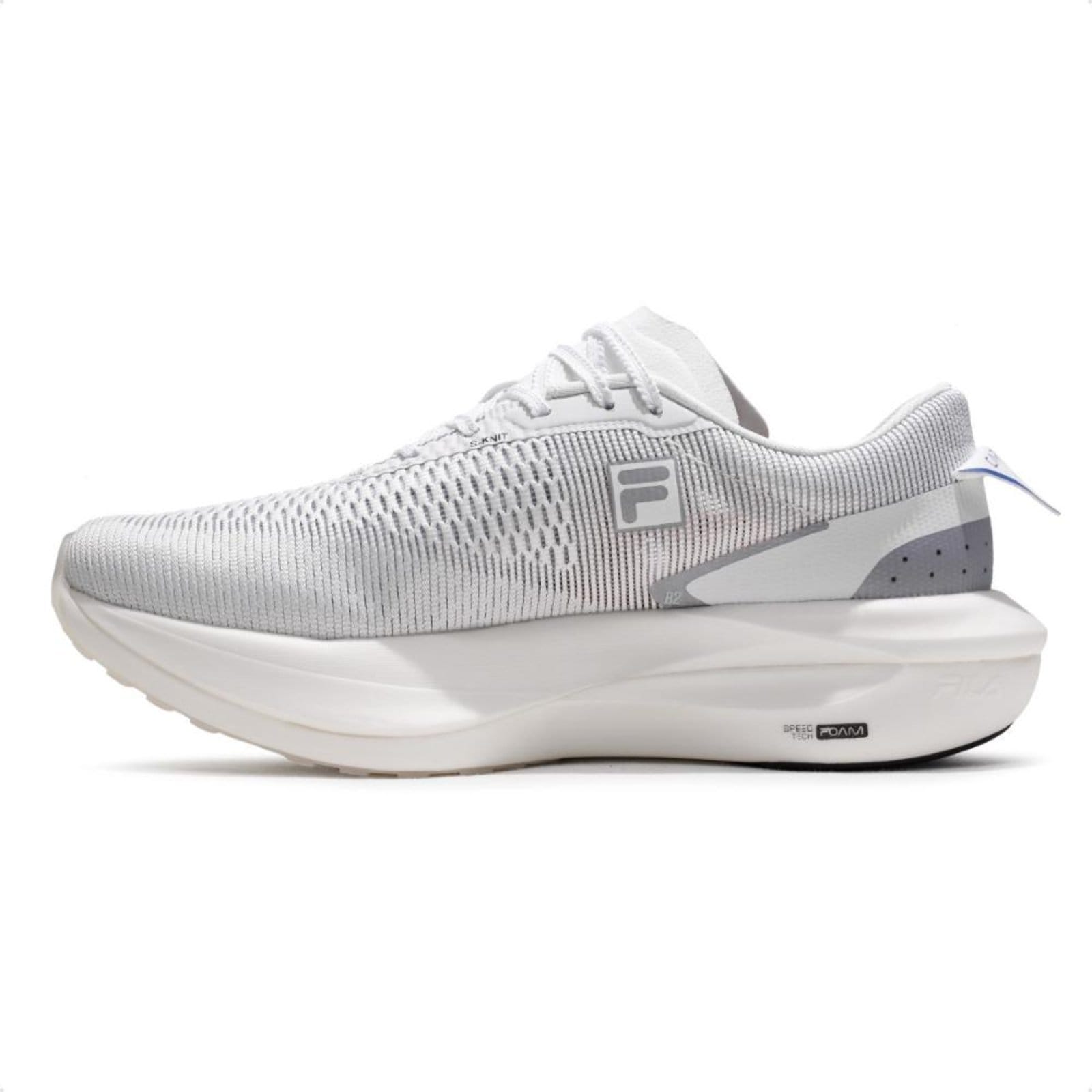 Vista 2 Tênis Fila Racer Carbon 3 Masculino Branco Fila branco carbon