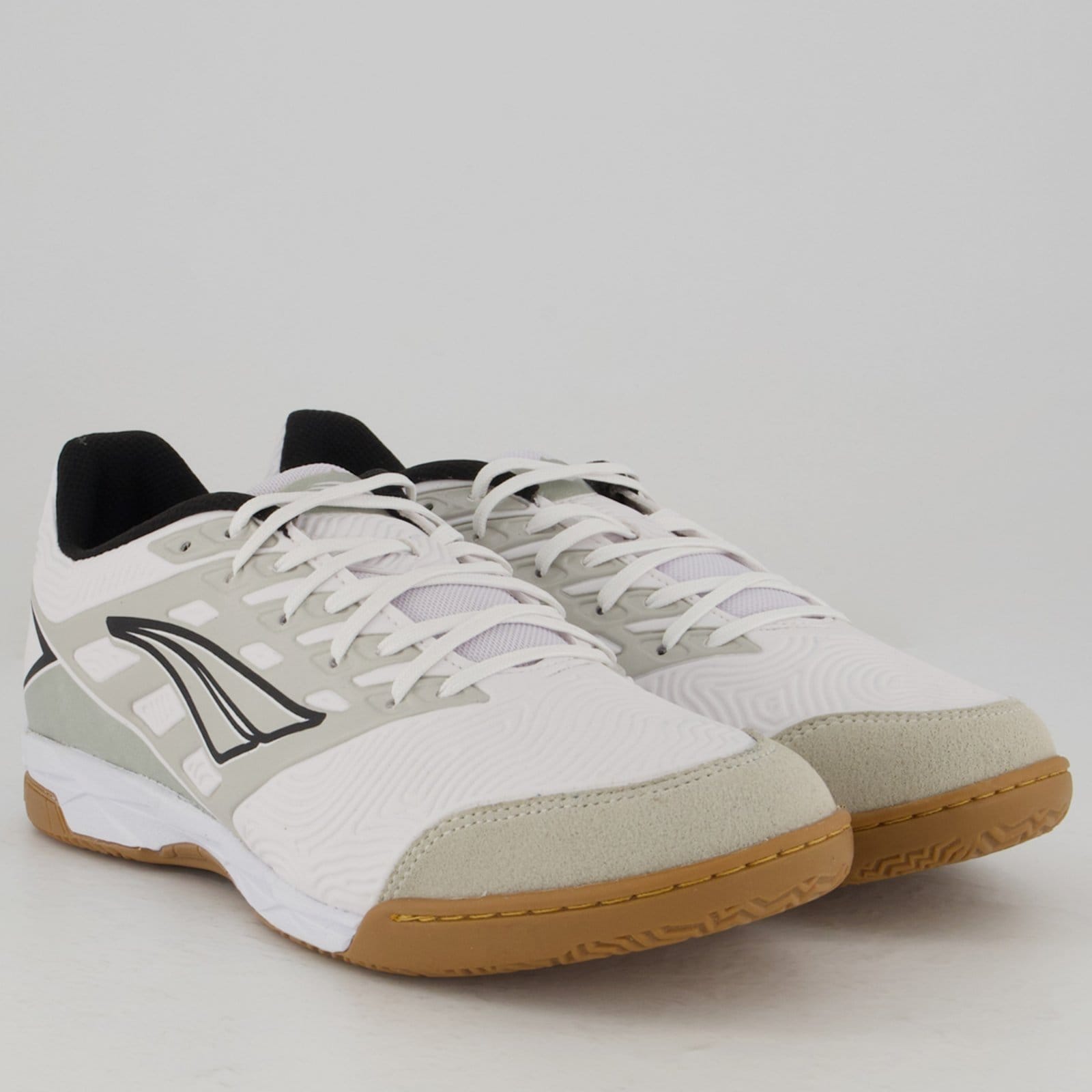 Vista 2 Chuteira Penalty Viento Y-1 Futsal Branca Penalty branco