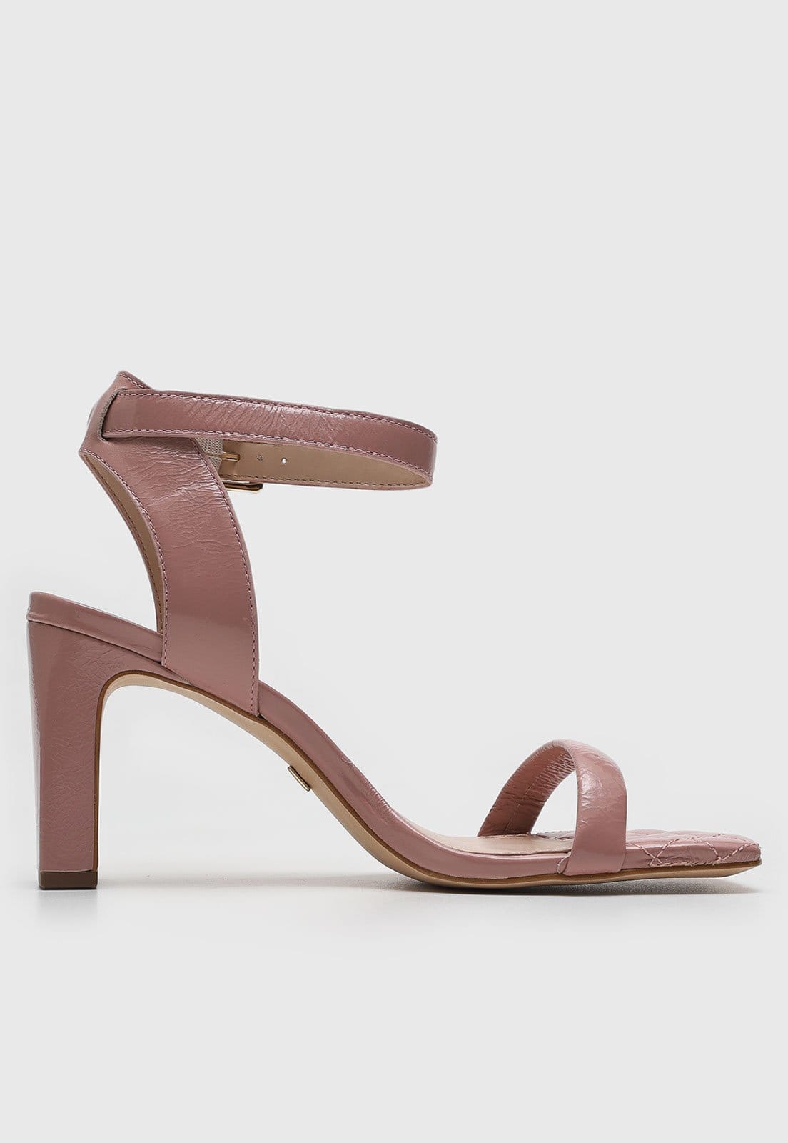 Vista 2 Sandália Jorge Bischoff Ponta Matelassê Jorge Bischoff rosa