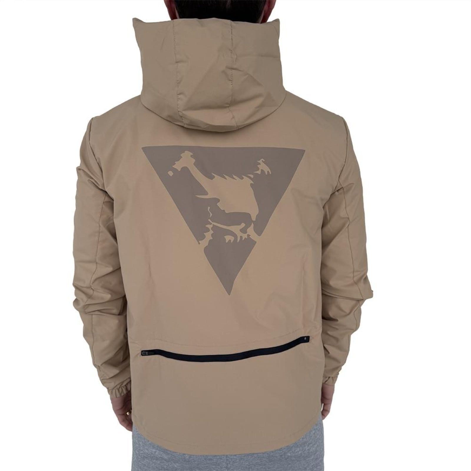 Vista 2 Jaqueta Oakley Iconic Skull WT25 Masculina Humus Oakley bege