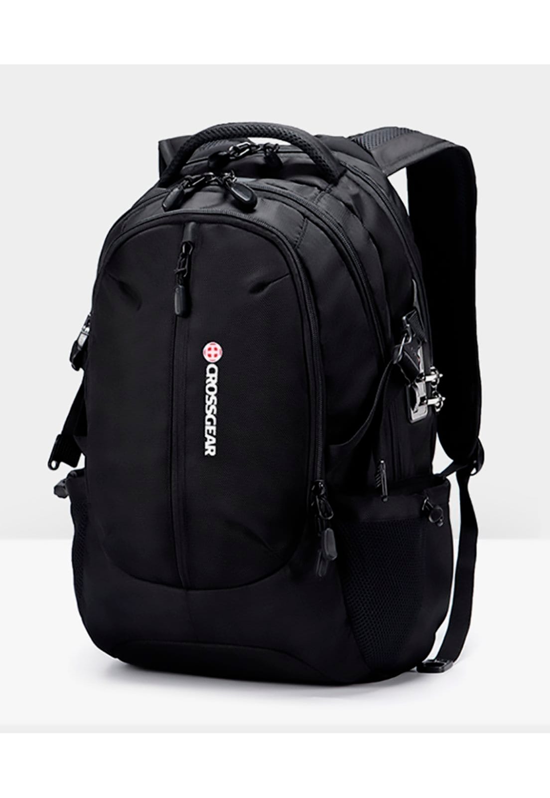 Vista 2 Mochila Masculina Crossgear Bolsa Executiva Notebook Resistente Antifurto Crossgear preto