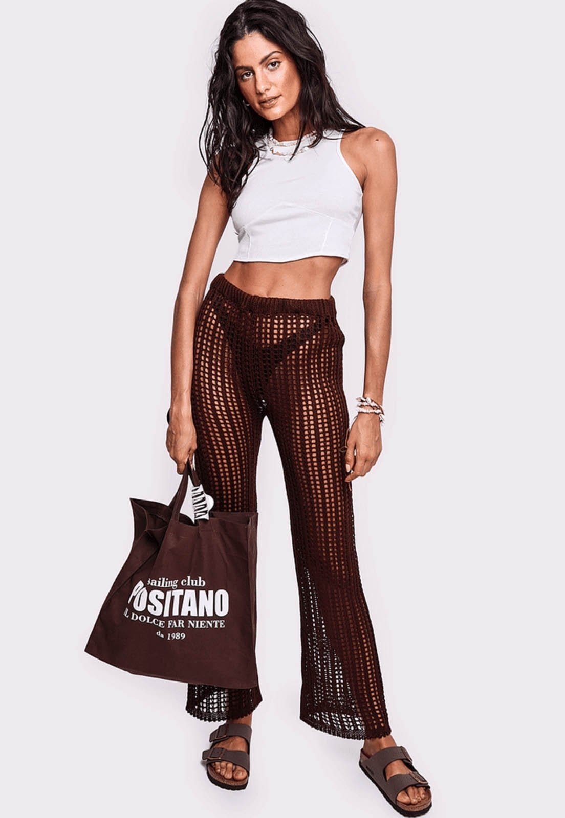 calça tricô búzios Mundo Lolita