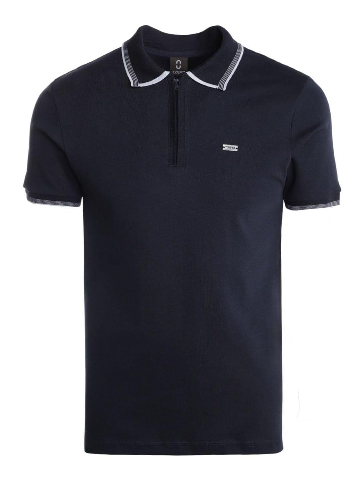 Polo Malha Suede Masculina MARINHO