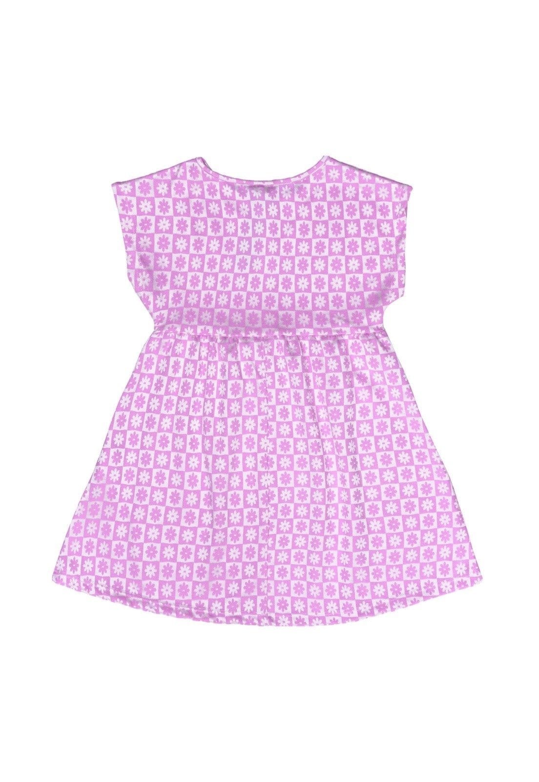 Vista 2 Infantil - Vestido Sem Manga em Jacquard Guloseima GULOSEIMA roxo