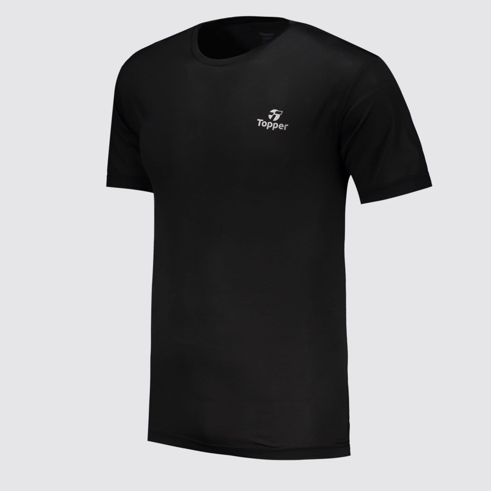 Vista 2 Camiseta Topper Spirit Preta Topper preto