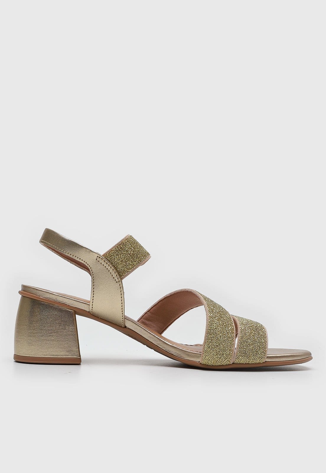 Vista 2 Sandália Usaflex Média Dourada Usaflex dourado