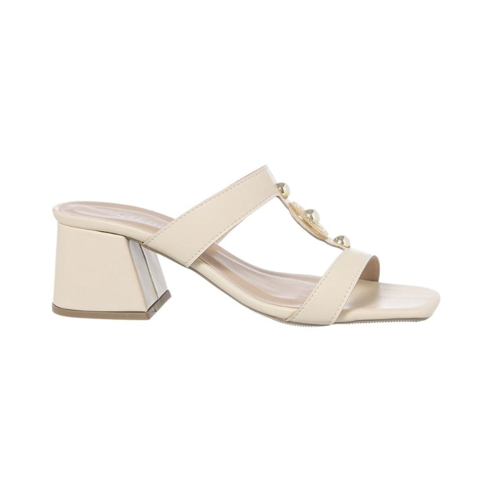 Vista 2 Tamanco Feminino Salto Grosso Bloco Médio Social Casual Moda Off White Stessy Shoes off-white white