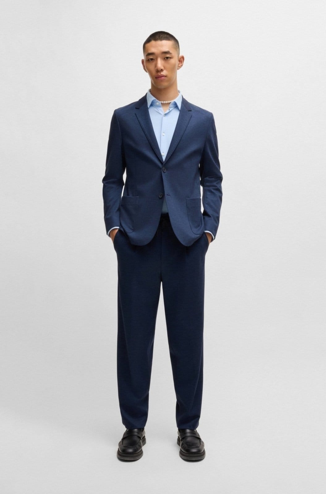 Camisa Slim De Jersey Elástico Para Desempenho 47 - 2