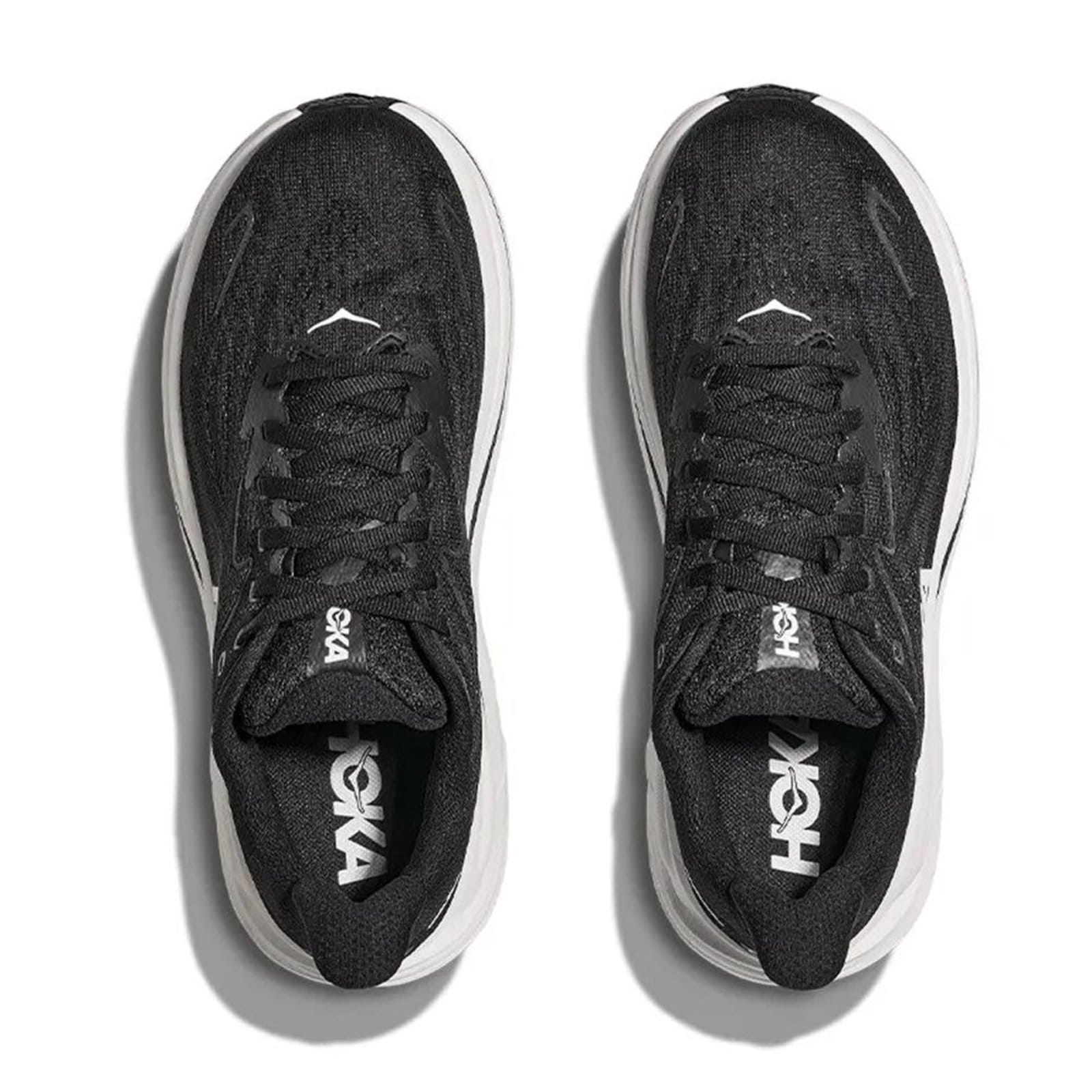 Vista 2 Tênis Hoka Clifton 10 Masculino Black/White HOKA preto black