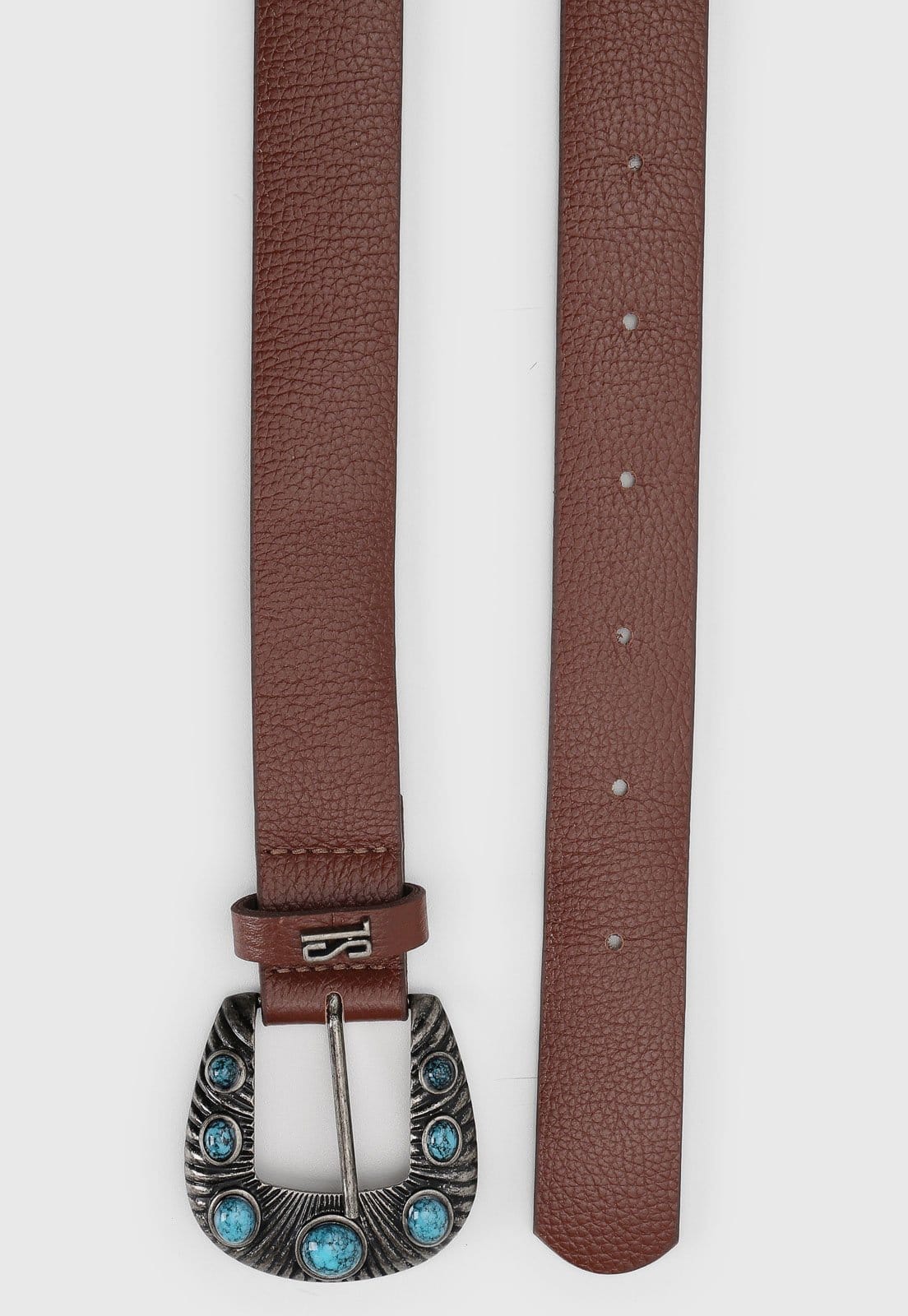 Vista 2 Cinto Feminino Santa Lolla Texturizado Santa Lolla marrom