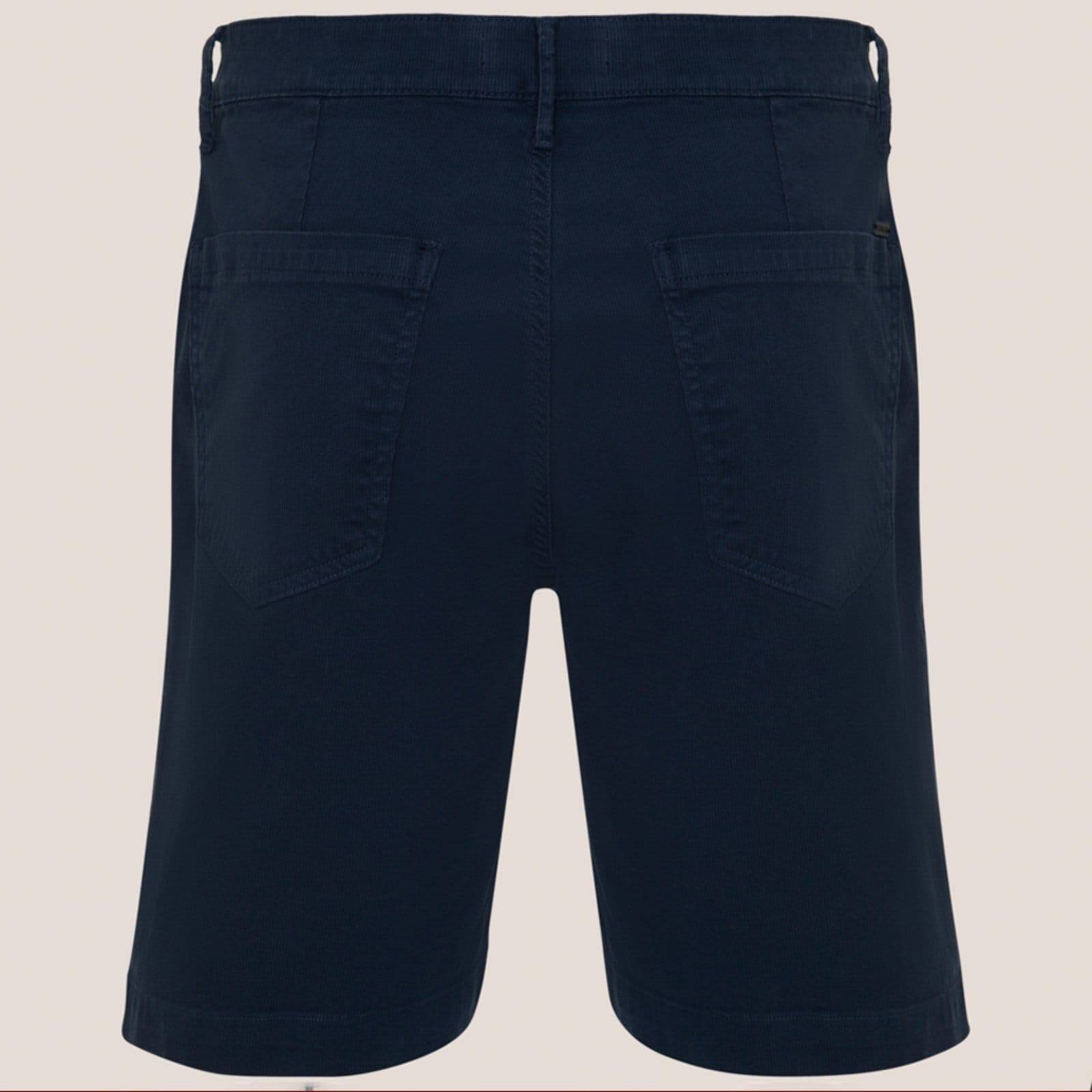 Vista 2 Bermuda Sarja Dudalina Right Pr26 Marinho Masculino Dudalina azul marinho