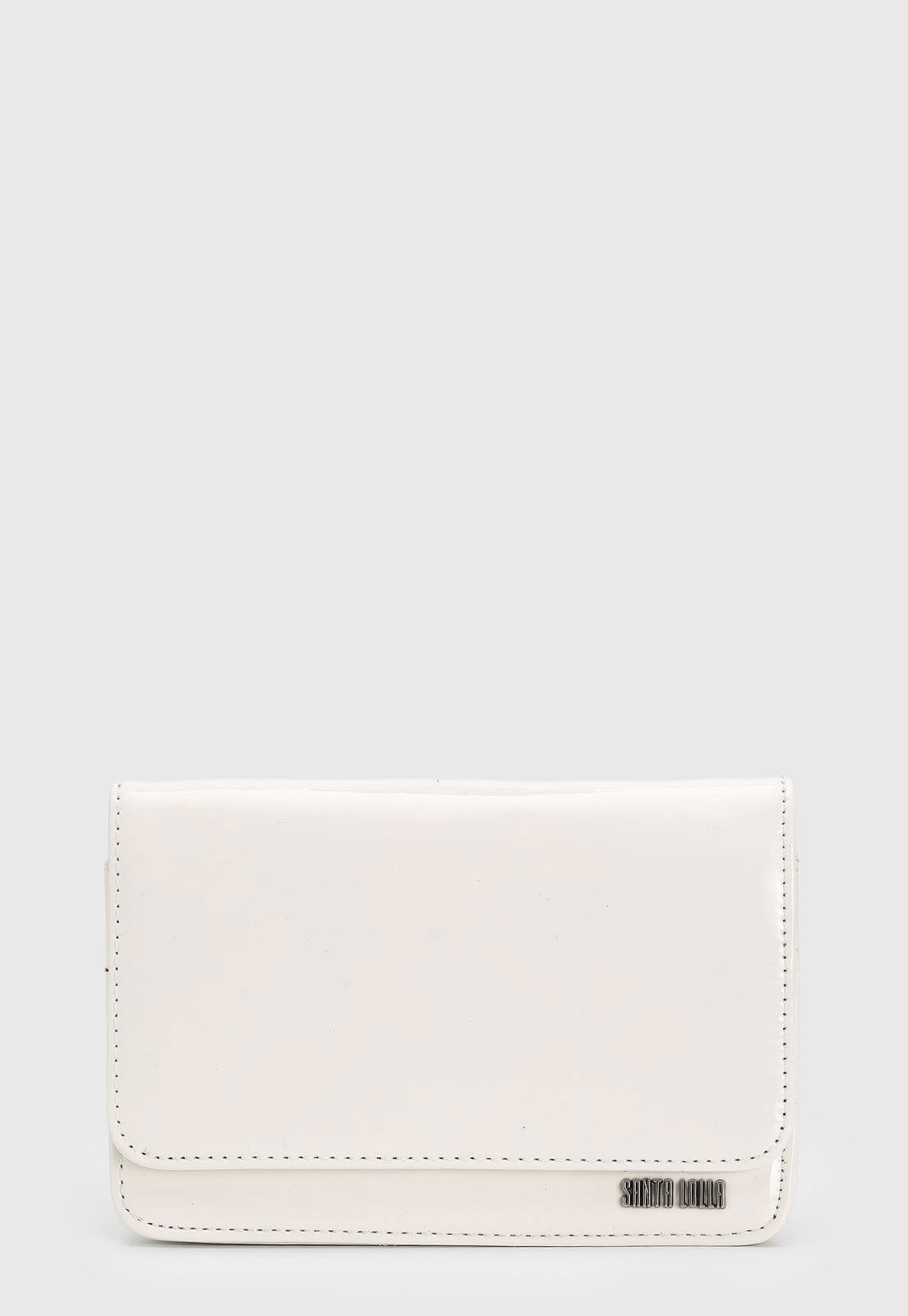 Bolsa Feminina Santa Lolla Alça Corrente Branca
