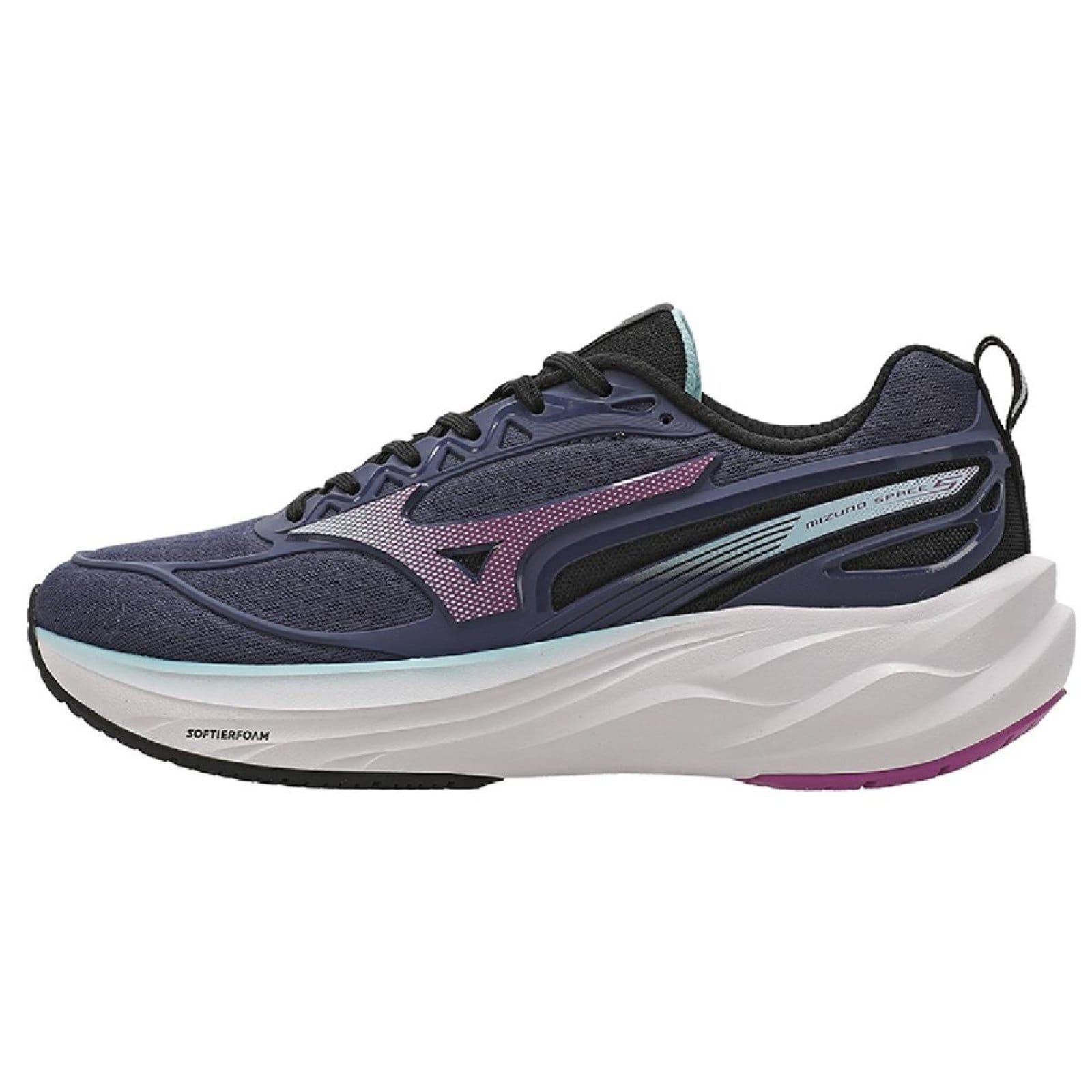Vista 2 Tênis Mizuno Space 5 - Feminino Escuro Mizuno azul