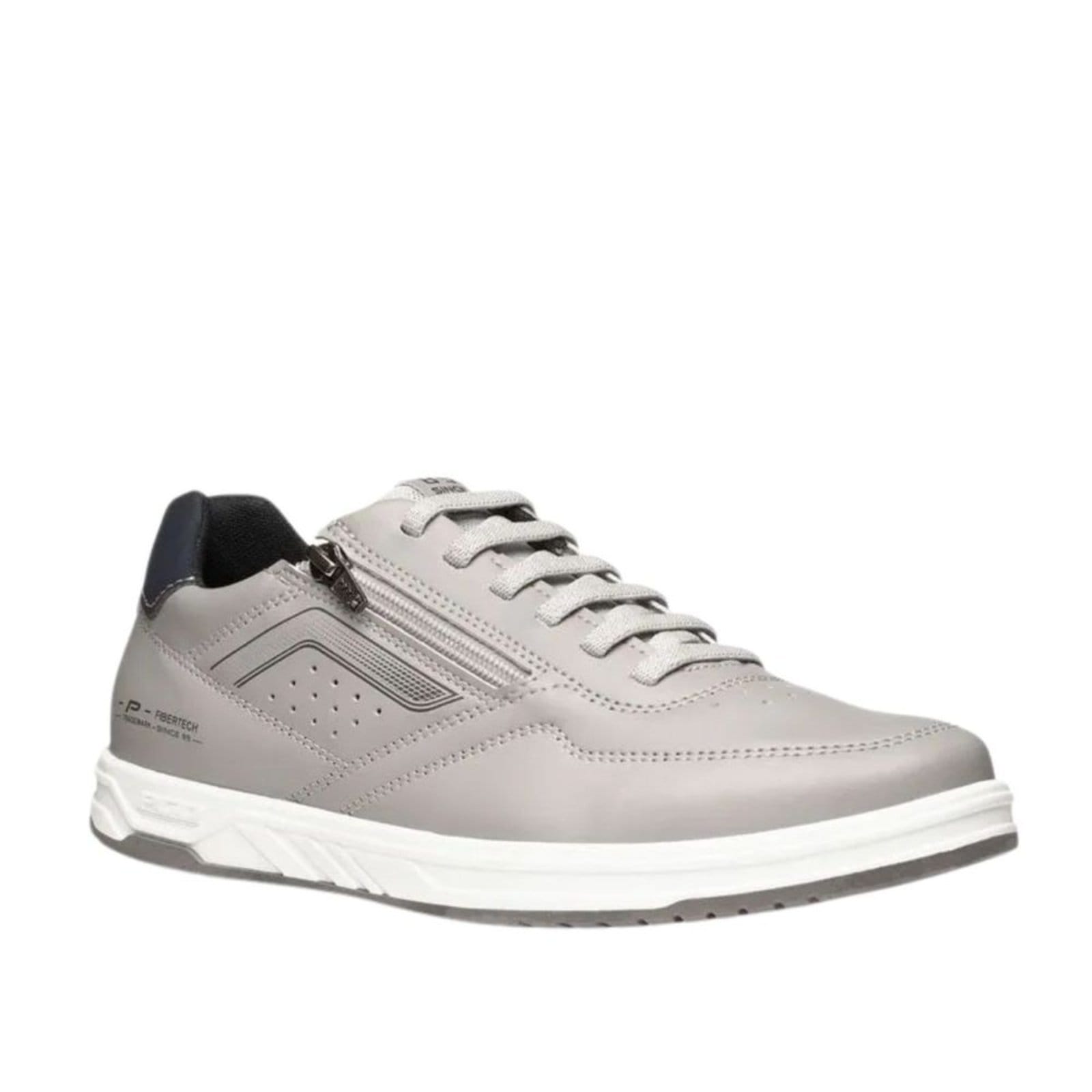 Vista 2 Sapatênis Masculino Pegada Prata PGD preto