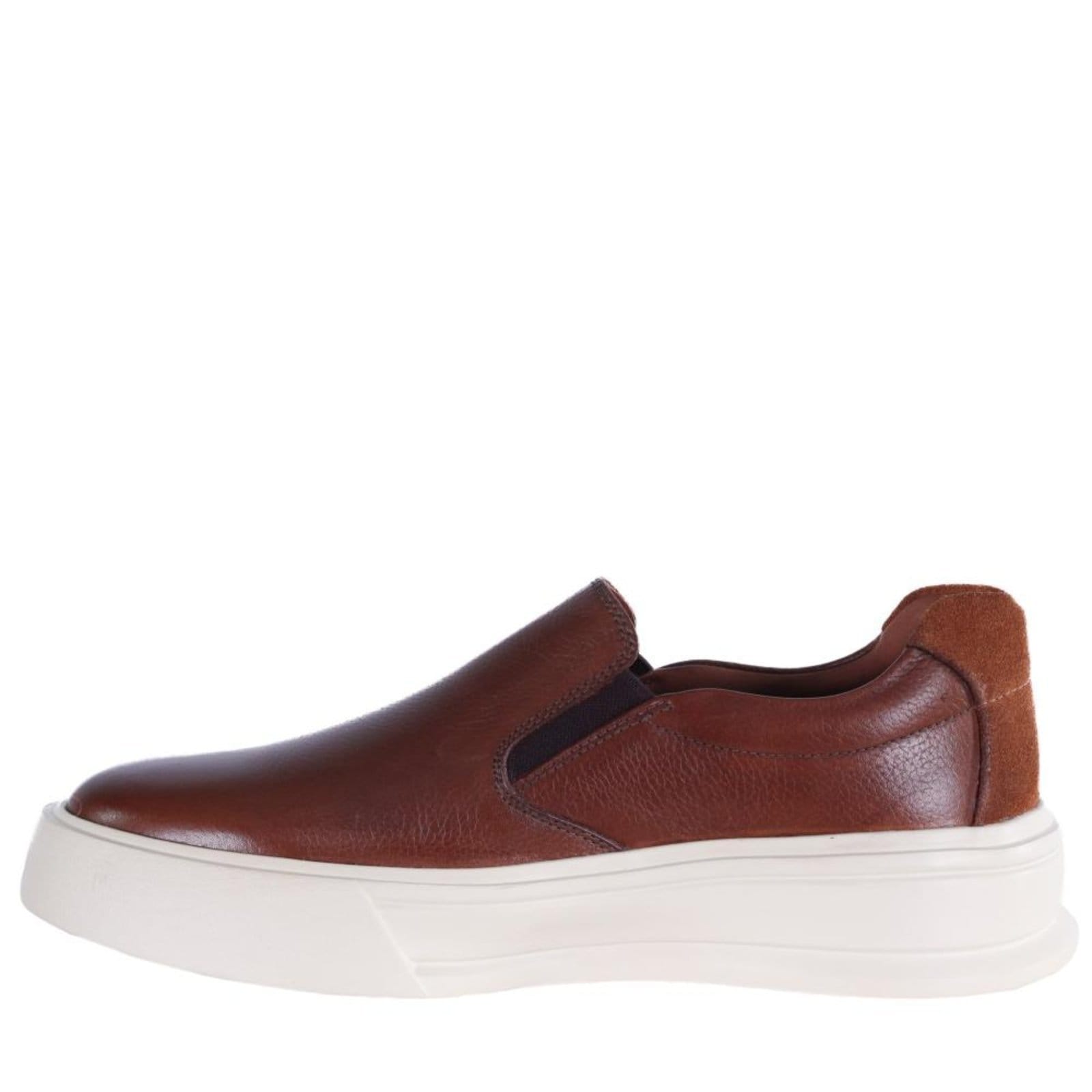 Vista 2 Tênis Masculino Zariff Slip On Bea005 Tan Incolor Zariff incolor tan