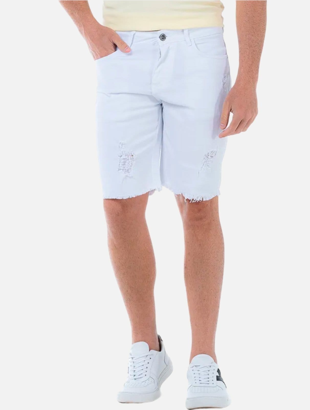 Bermuda King & Joe Slim Sarja BM19208 Branca