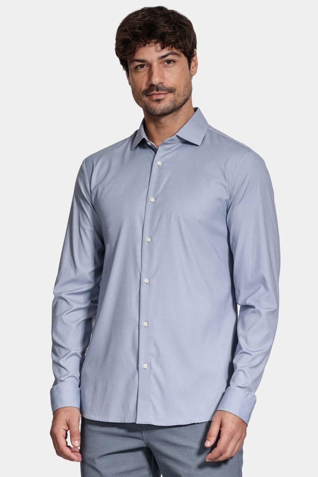 Camisa Aramis Manga Longa Tech Flex Sarja Jeans