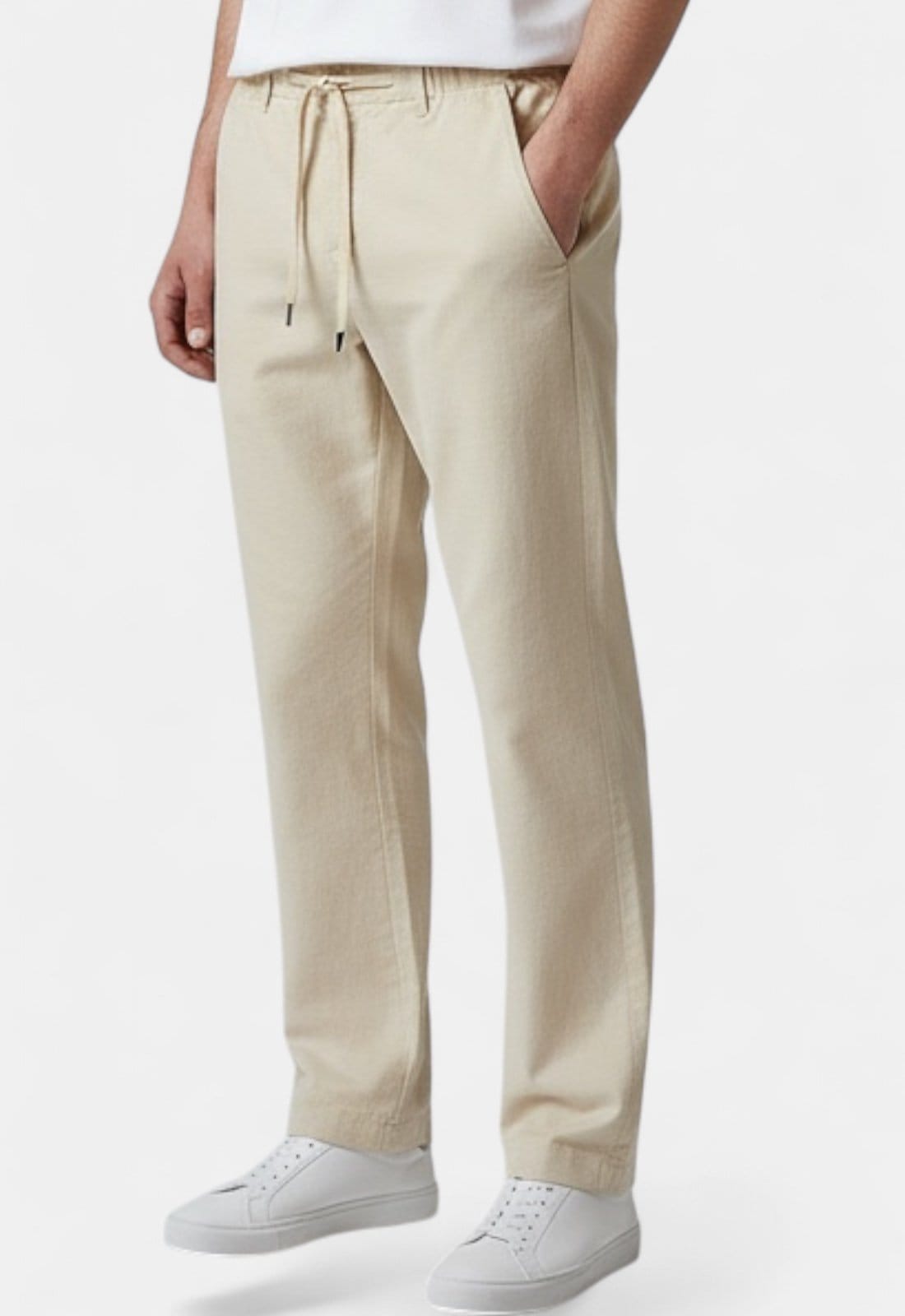 Calça Linho Areia Branca Yacht Resort