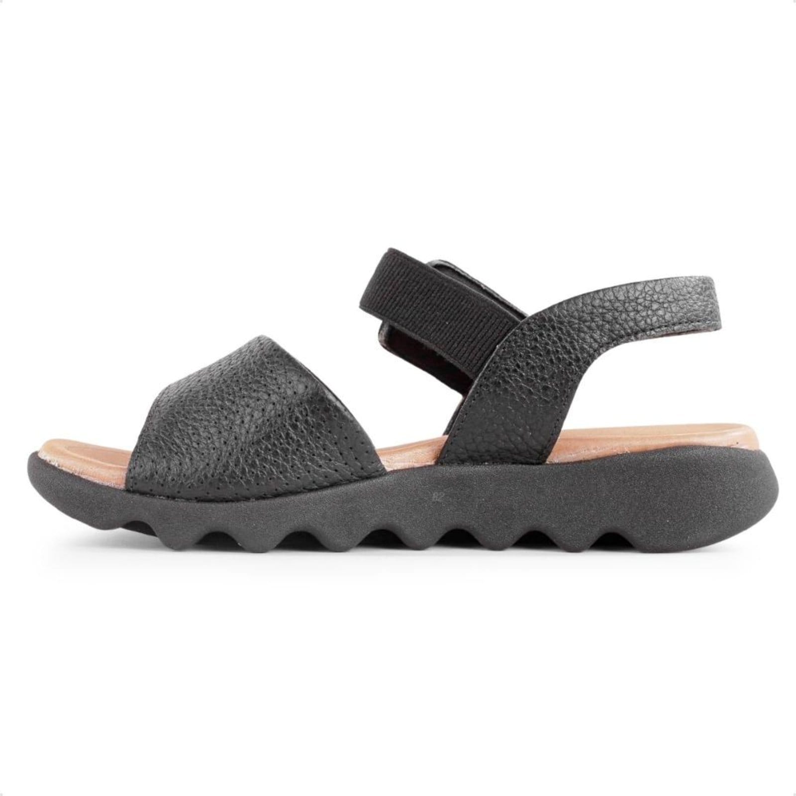 Vista 2 Sandália Usaflex Fivela Feminina Usaflex preto