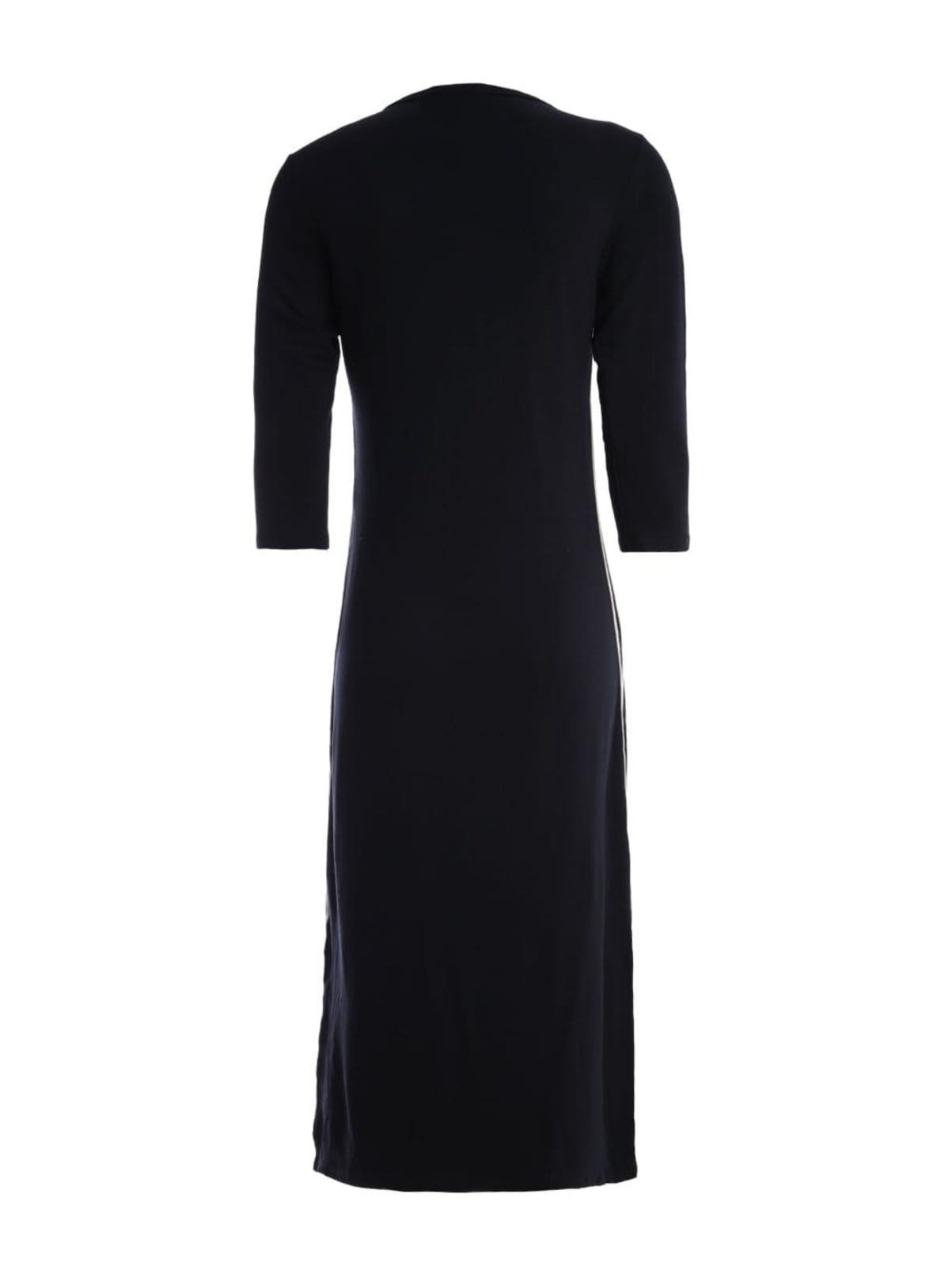 Vista 2 Vestido Midi Manga 3/4 Autentique Feminino BRANCO Autentique preto