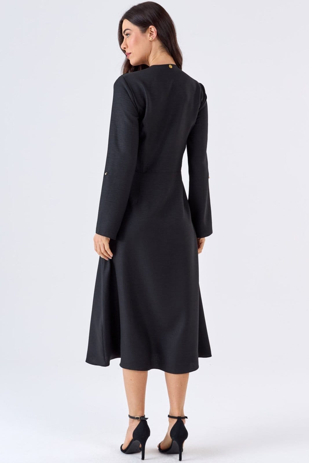 Vestido Midi PKS Com Cinto