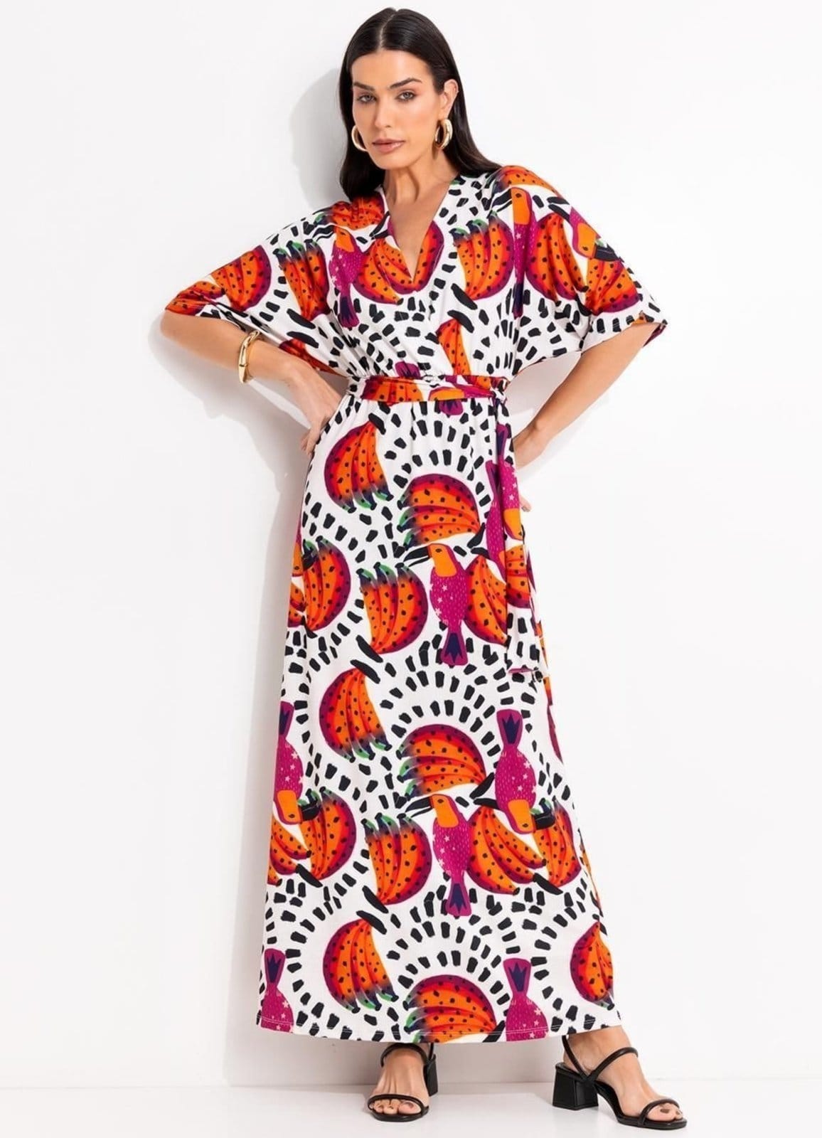 Vestido Em Malha Fria Quintess Tucanos