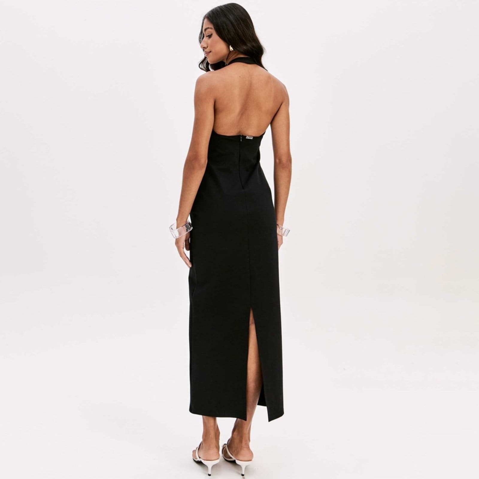 Vista 2 Vestido Super Mid Easy Lança Perfume Uni Pr26 Feminino Easy Lança perfume preto