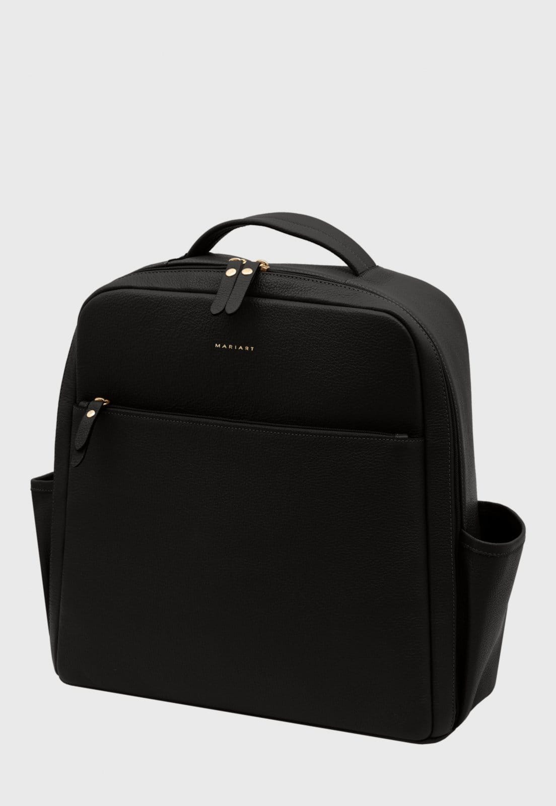 Mochila Maternidade Couro Mariart Mandacaru Preta