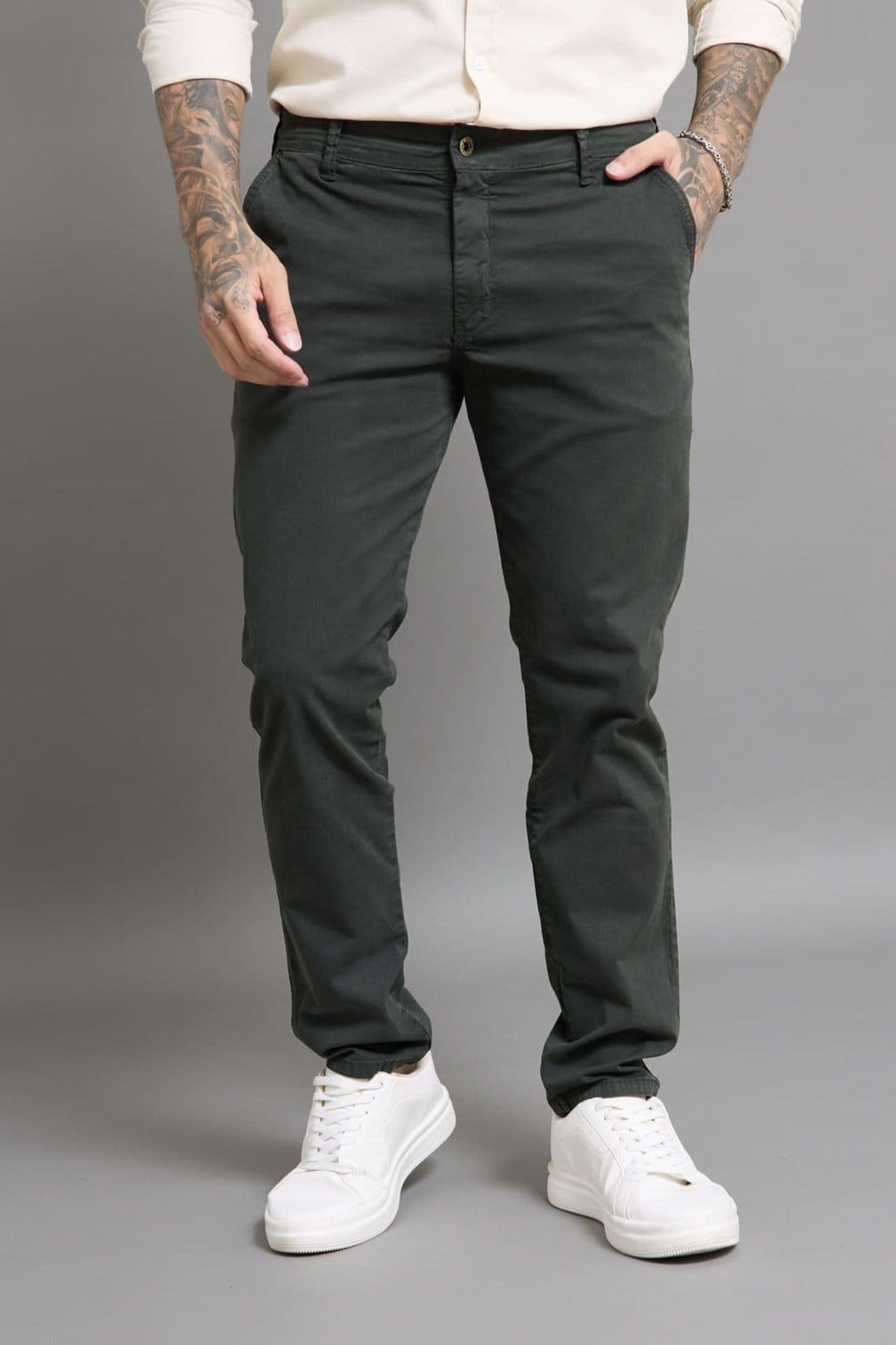 Calça Sarja Sport Fino Masculina Casual Color Dialogo Jeans