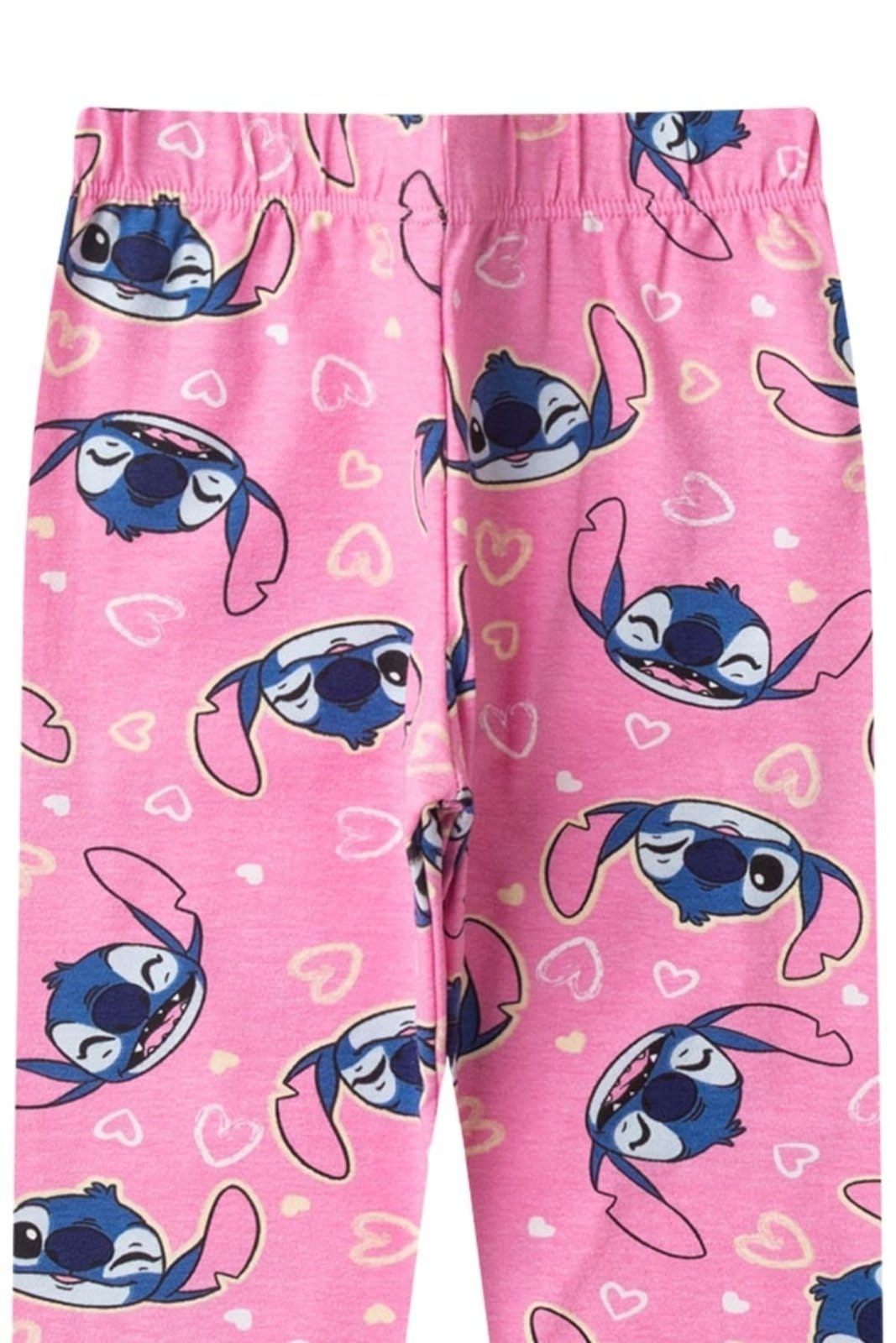 Vista 2 Infantil - Legging Disney Feminina Stitch Disney rosa