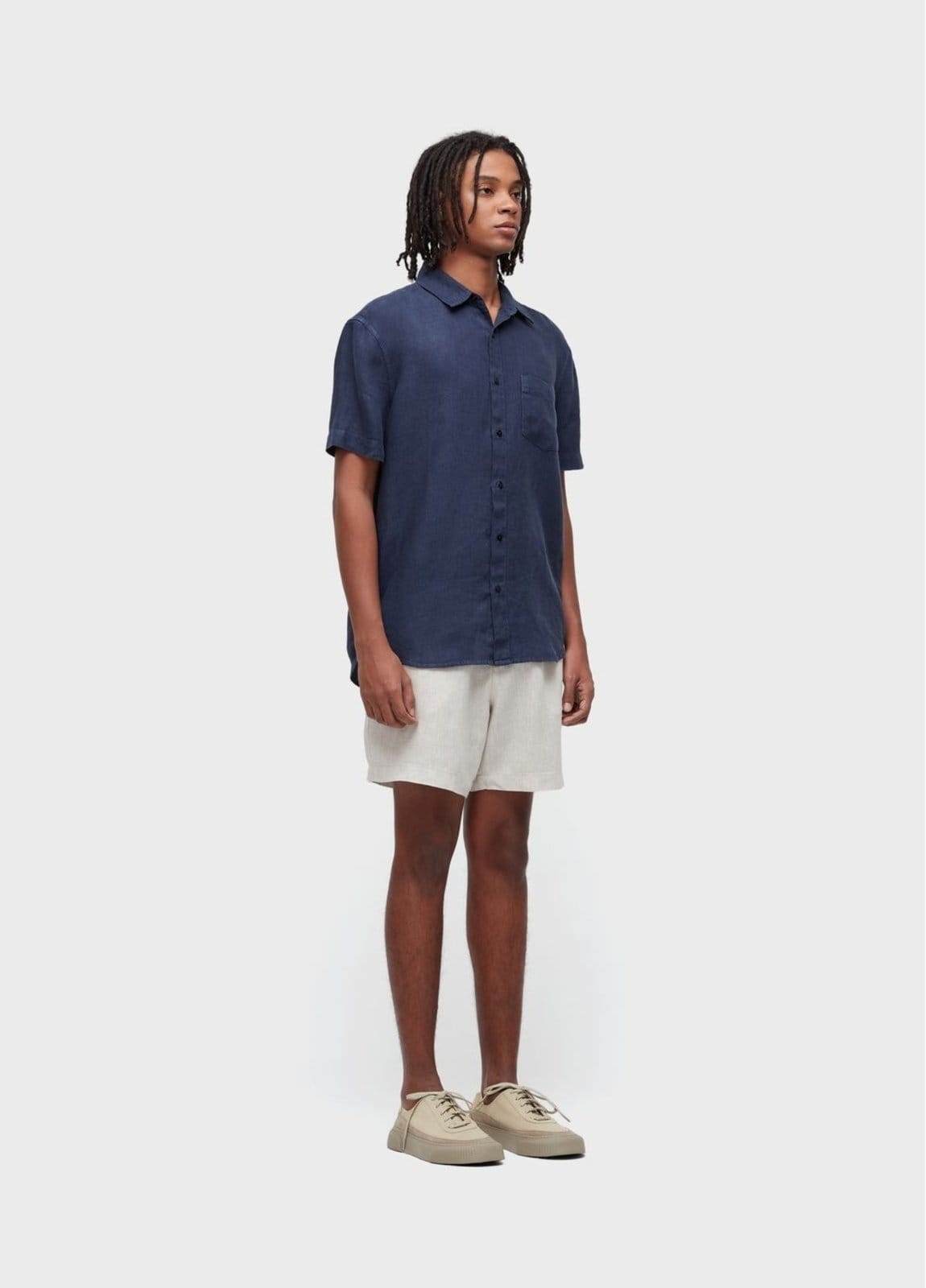 Vista 2 Bermuda alfaiataria flow bordado Osklen off-white