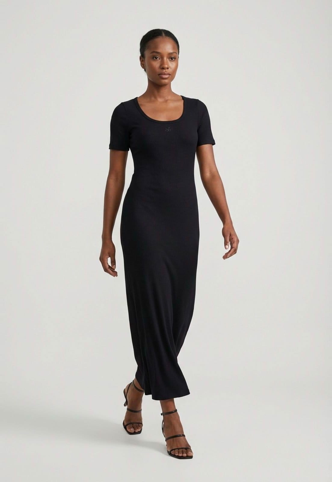 Vestido Feminino Lança Perfume Super Midi Canelado