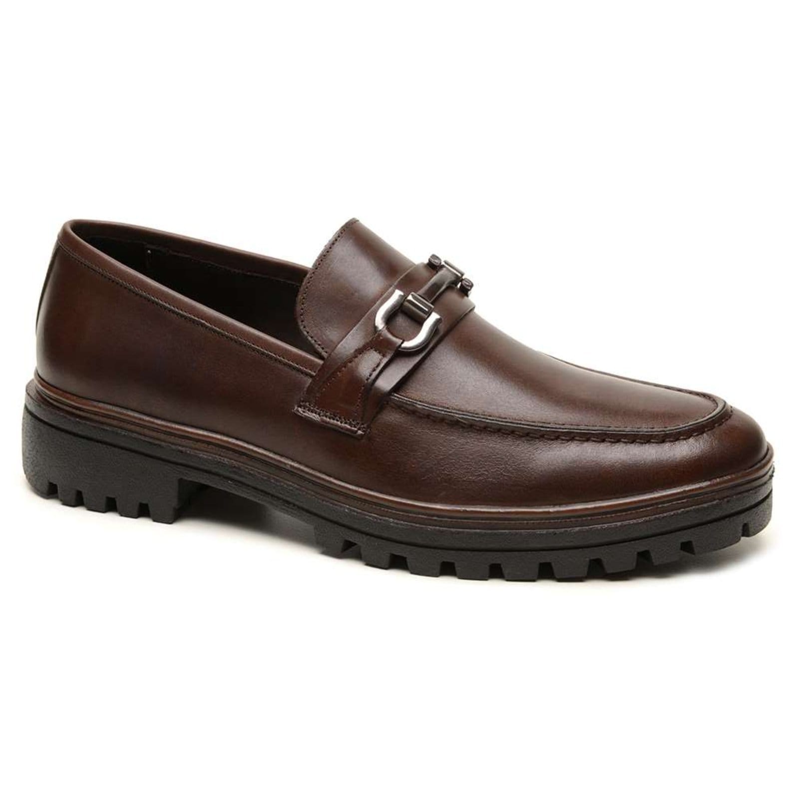 Sapato Masculino Veritimo Mocassim De Couro Dockside Casual Social Brogue Tendência