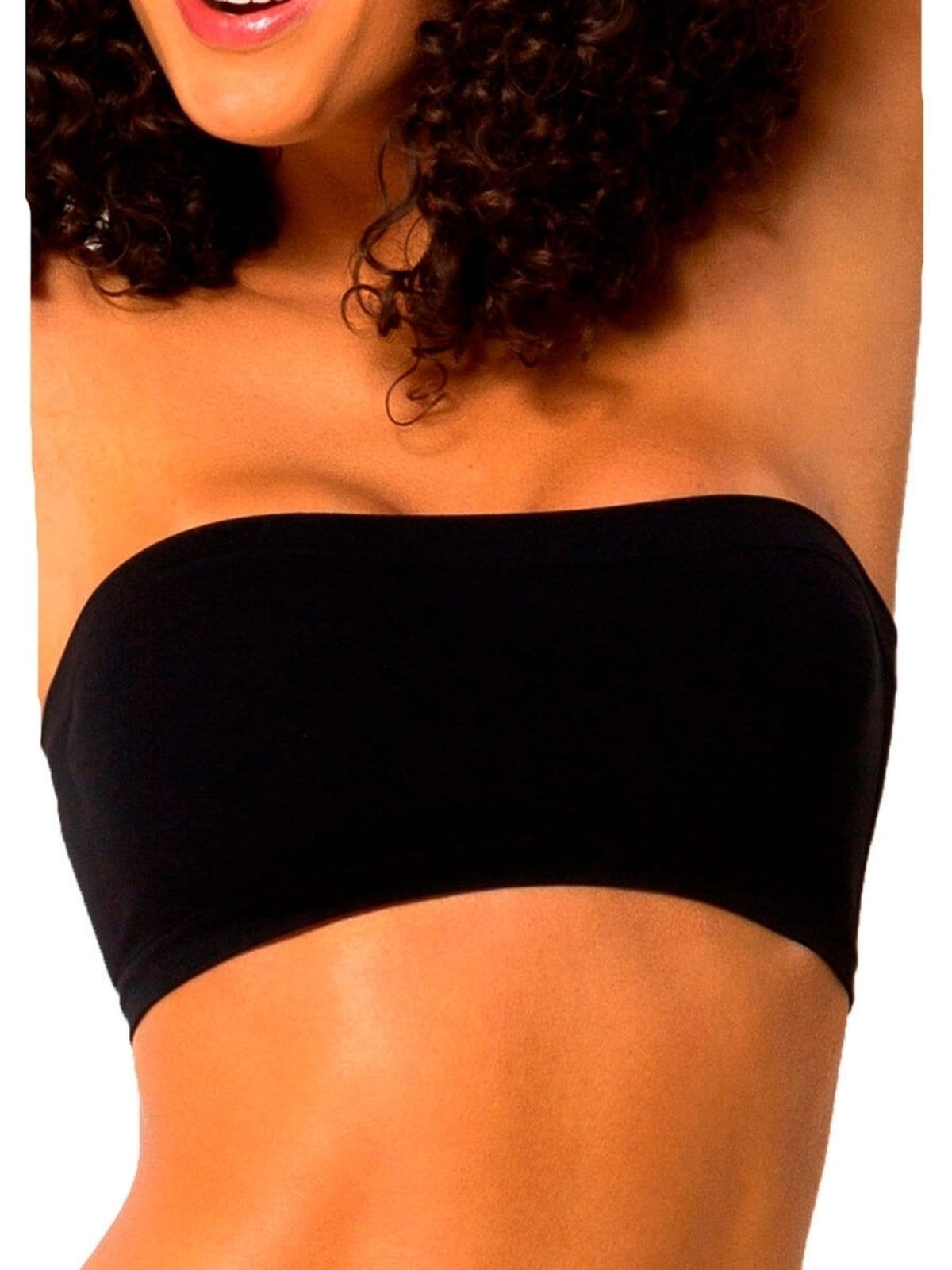 Vista 2 Kit com 6 Tops Faixa sem Aro e sem Bojo Trifil 3798 TRIFIL preto