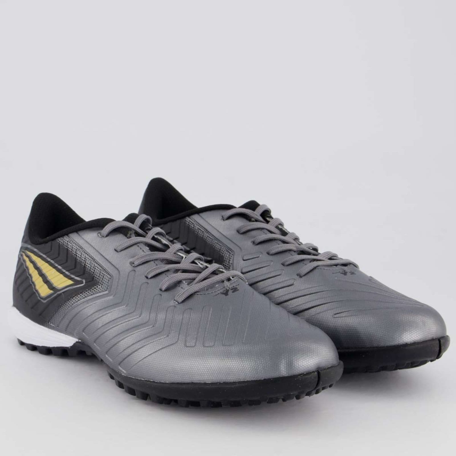 Vista 2 Chuteira Penalty Digital Y-2 Society Penalty cinza