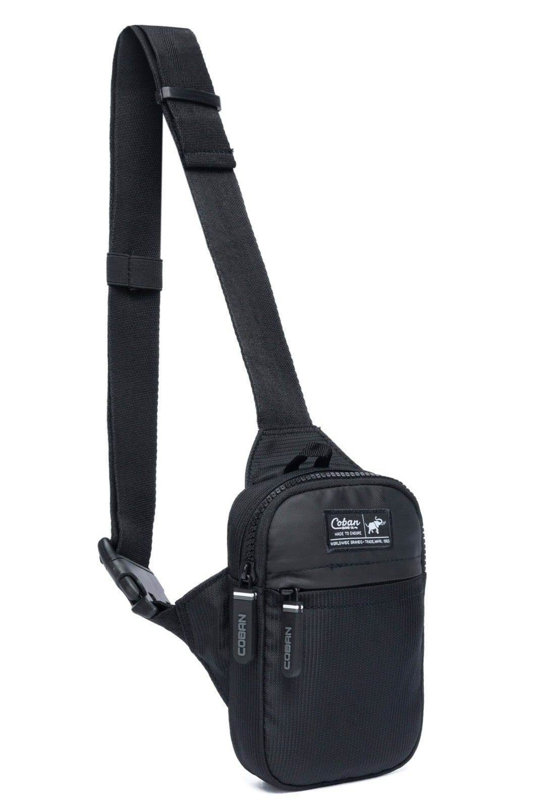 Vista 2 Mini Bolsa Shoulder Bag Coban Masculina Resistente COBAN preto