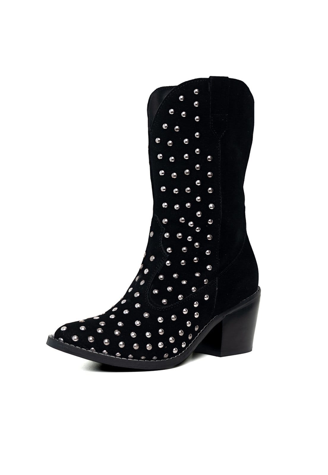 Bota Western Texana Bico Fino Country Brilho Strass