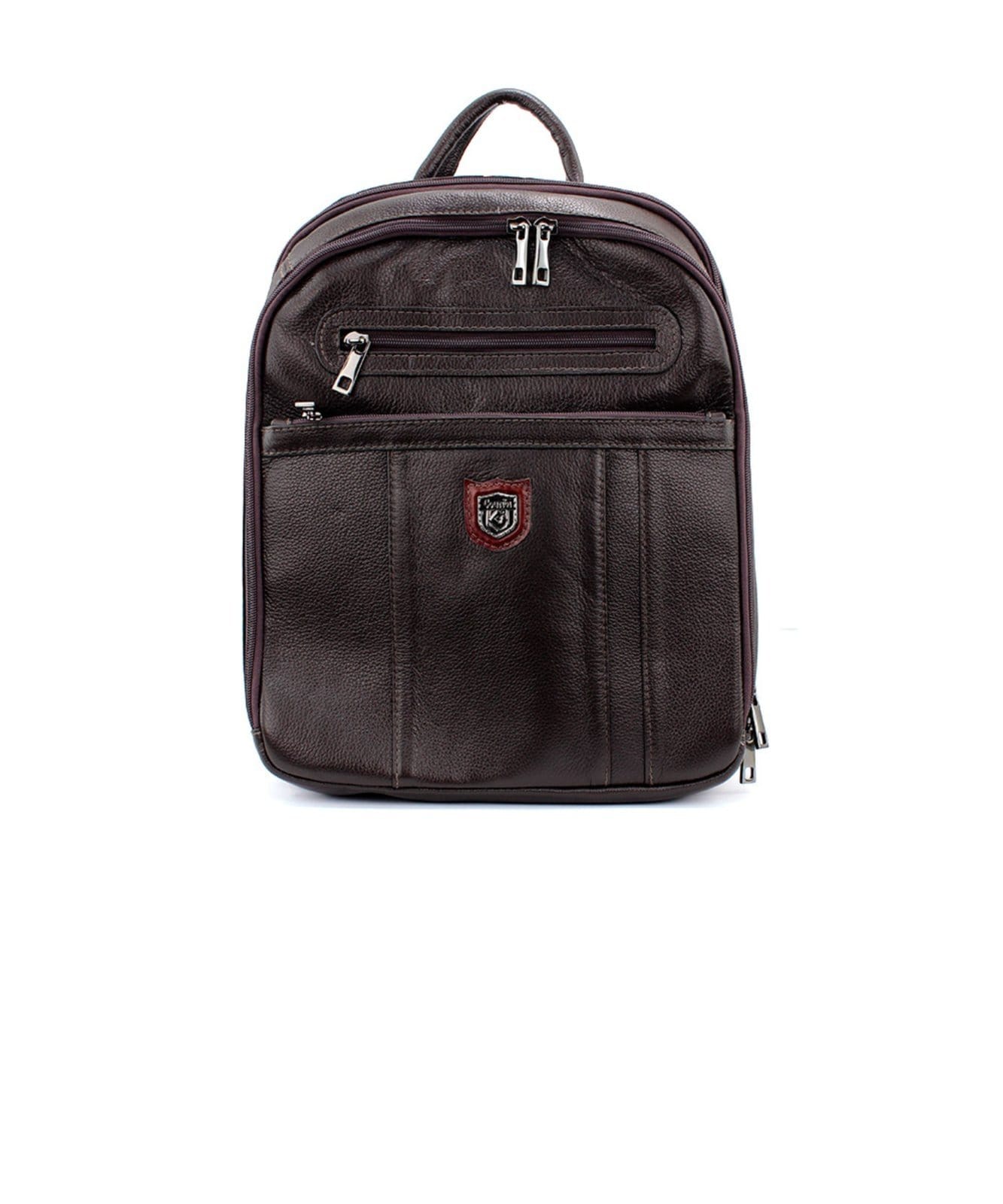 Mochila Porta Notebook Couribi Couro Cafe