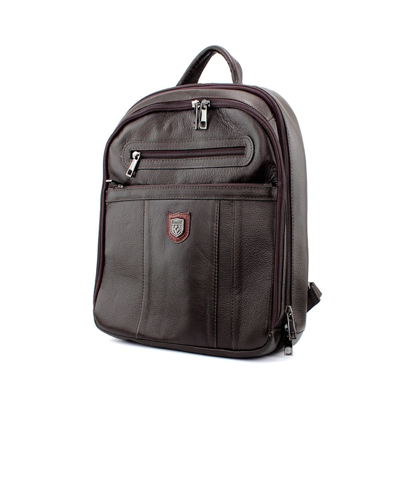 Mochila Porta Notebook Couribi Couro Cafe - 2