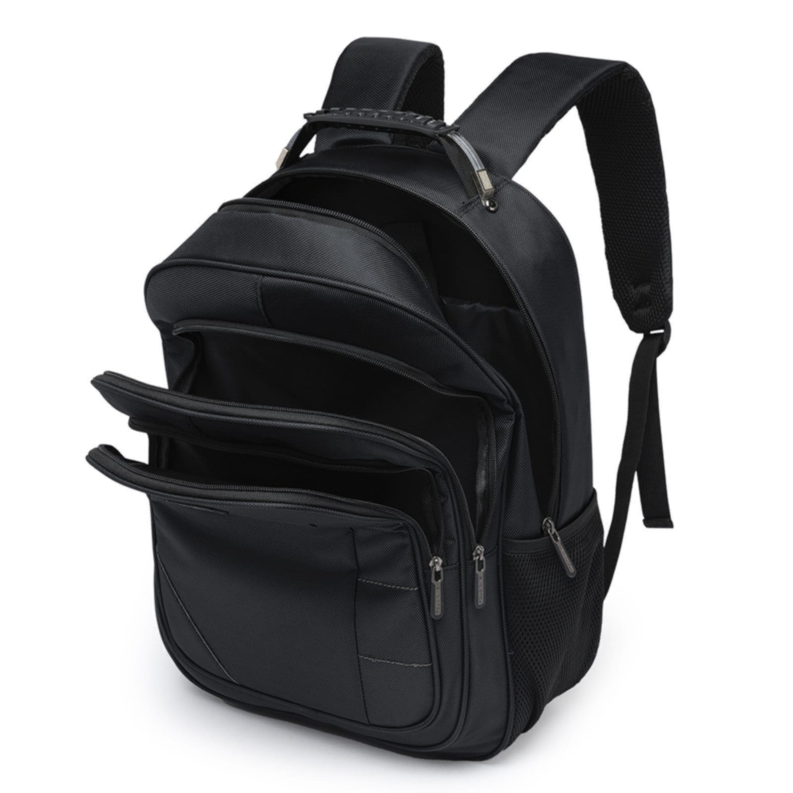 Vista 2 Mochila Polo One Executiva Reforçada Notebook Polo One preto