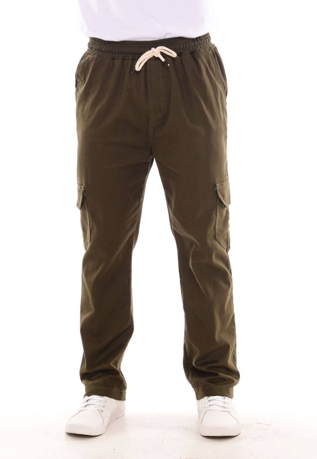 Calça Jogger Mys com Bolso Cargo Sem Punho Verde