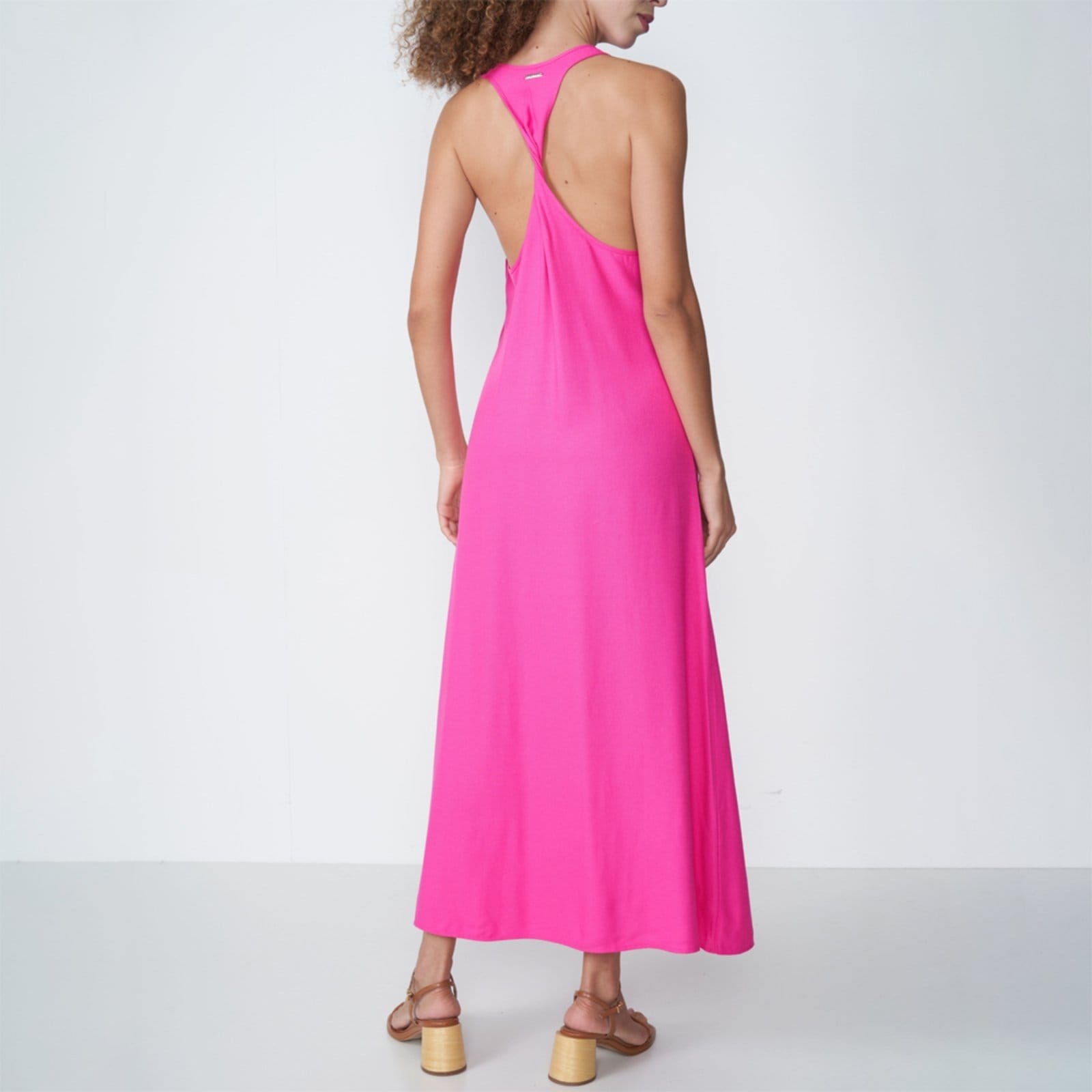 Vista 2 Vestido Colcci Super Mid Ve25 Feminino Colcci rosa