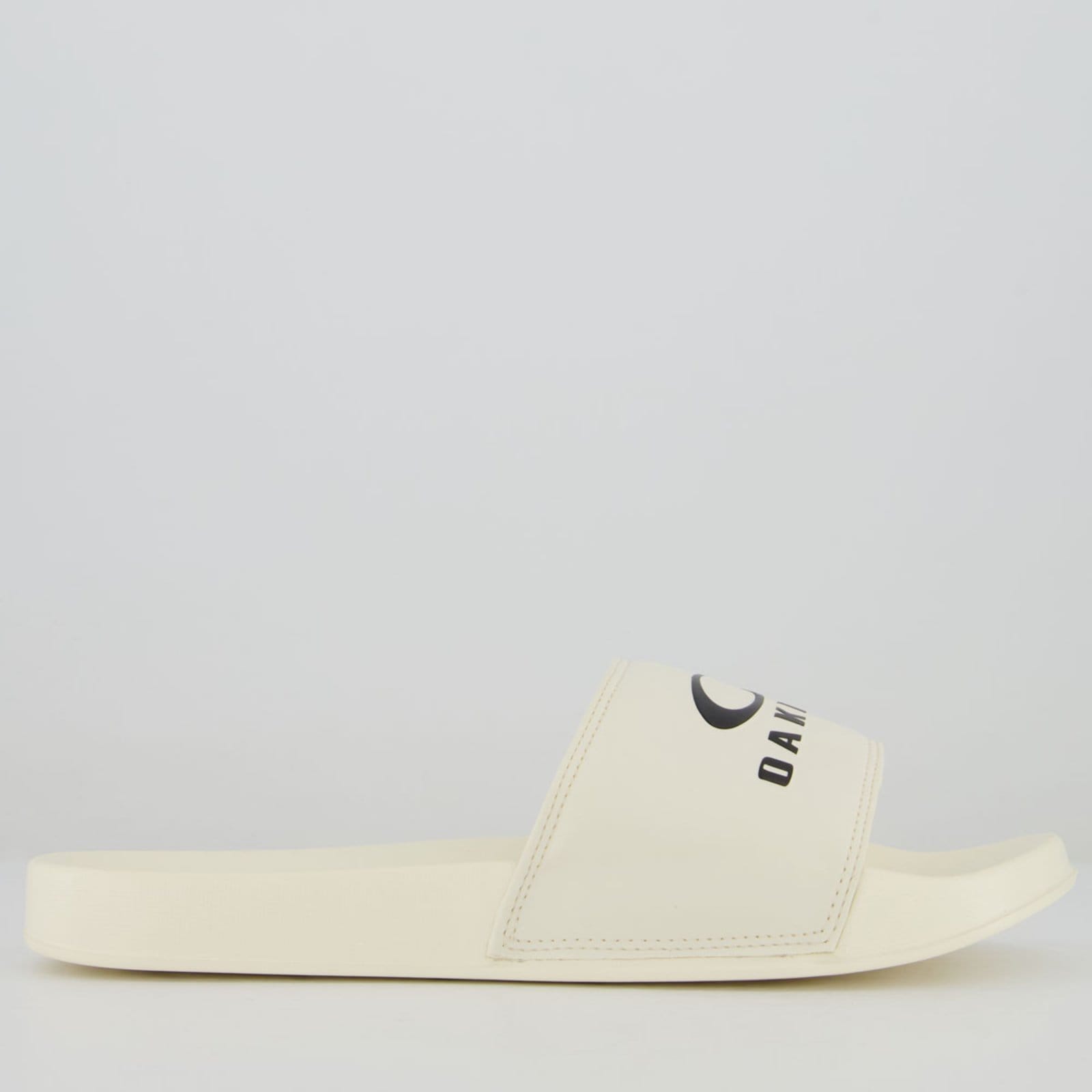 Vista 2 Chinelo Oakley Malibu Bark Off White Oakley branco white