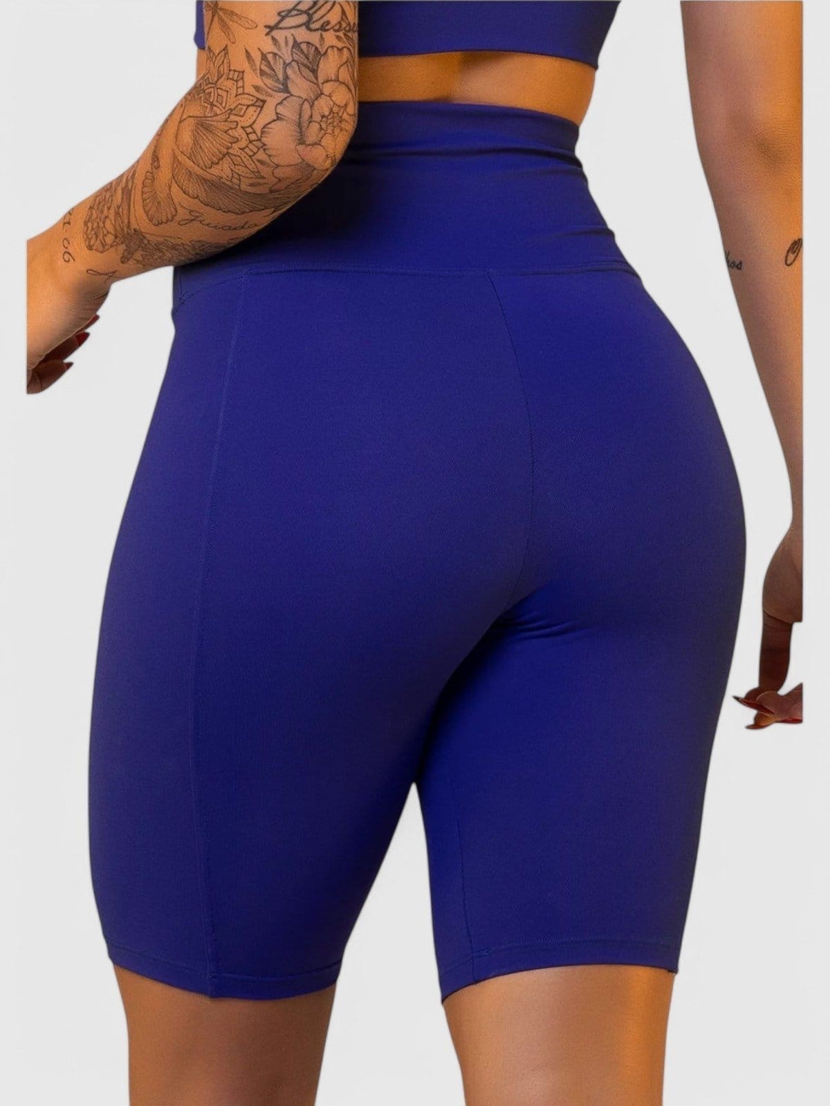 Vista 2 Bermuda D Bell Outlet Fashion Cós Alto Esportiva Fitness Premium D BELL OUTLET FASHION azul